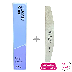 Volia Gel Sachê 14g - Classic Blanc S/ TPO (Lixa de Brinde)
