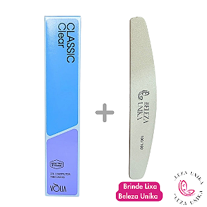 Volia Gel Sachê 14g - Classic Clear S/ TPO (Lixa de Brinde )