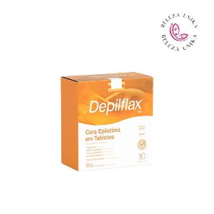 Depilflax Cera Depilatória em Tabletes Natural 500g