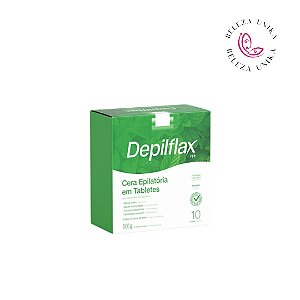 Depilflax Cera Depilatória em Tabletes Hortelã 500g
