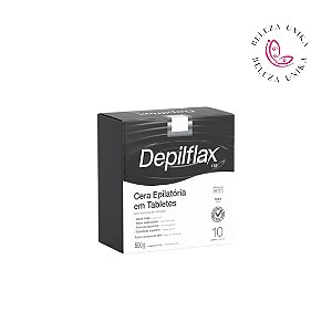 Depilflax Cera Depilatória em Tablete - Negra 500g Fábricado em novembro 2022 ( Vencimento em novembro 2025)