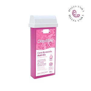 Depilflax Cera Depilatória Roll-On Rosas 100g