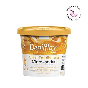 Depilflax Cera Depilatória Micro-Ondas Natural 100g