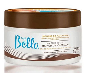 Depil Bella Mousse de Parafina Corporal com Óleo de Coco 250g