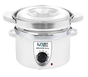 Mega Bell Aquecedor de cera 400gr Branco junior com refil