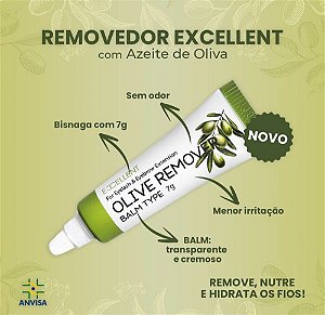 Eccellente removedor de cilios Oliva 7g