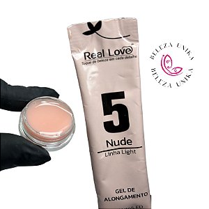 Gel sachê Real Love 5 Nude 15ml