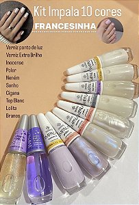 🌟 Kit Impala Francesinha 10 cores  🌟