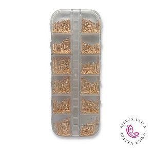 Cartela de caviar pequeno rose