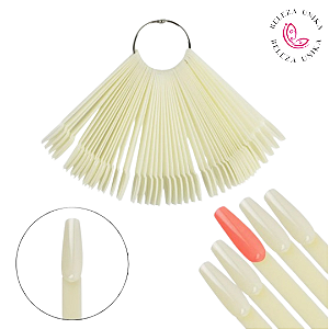 Mostruario Bailarina Leitosa com 48 unhas