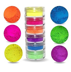 Torre de Pó Neon 6 cores