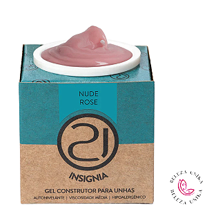 Gel Ecoline Insignia Nude Rose 16g  (Fibra de Brinde) Nails 21