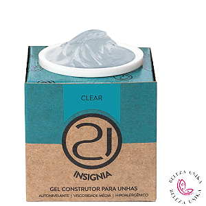 Gel Ecoline Insignia Clear 56gr (Fibra de Brinde ) Nails 21
