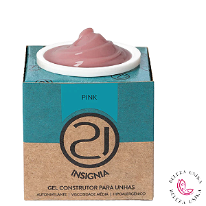 Gel Ecoline Insignia Pink 56gr (Fibra de Brinde ) Nails 21