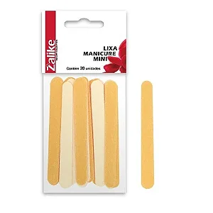 Lixa manicure mini - ZALIKE( 20 UN ) BEGE