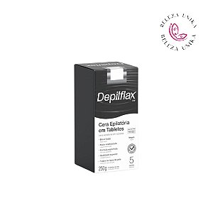 Depilflax Cera Depilatória em Tablete - Negra 250gr