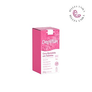 Depilflax Cera Depilatória em Tablete - Rosa 250g