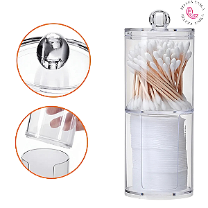 Porta cotonete e algodão