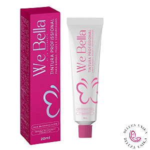 Tintura para Sobrancelhas We Bella 20ml Castanho Claro