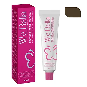 Tintura para Sobrancelhas We Bella 20ml Castanho Claro