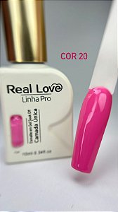 Esmalte em gel cor 20 real love camada única