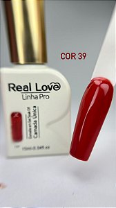 Esmalte em gel cor 39 real love camada única