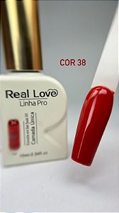 Esmalte em gel cor 38 real love camada única