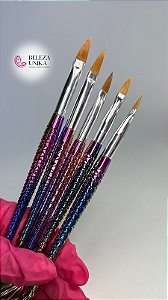 Pincel para Polygel com 5 unidades sereia