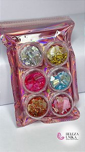Madre Perola com Glitter kit com 06 unidades