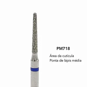 Broca Diamantada PM718 Metalúrgica Brilho