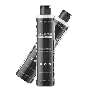 Água Micelar Carvão Ativado Lady Beauty 310ml
