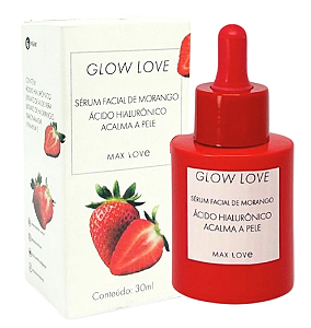 Sérum Facial de Morango Ácido Hialurônico Max Love 30ml