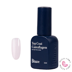 Top Coat Camuflagem Natural Pink Bluwe 11ml