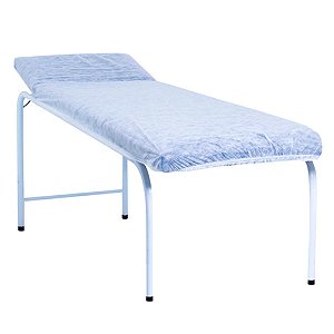 Lençol Descartável com Elástico Branco - Grandesc 10und