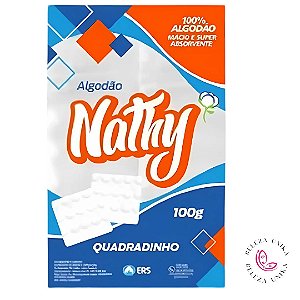 Algodão Nathi Multiuso 100g - Quadradinho