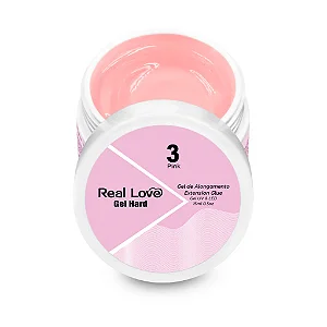 Real Love Gel Hard 15ml Cor 03 Pink