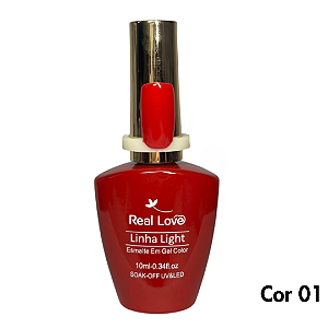 Esmalte Gel Real Love Cor 01 Vermelho Luxo