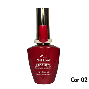 Esmalte Gel Real Love Cor 02 Vermelho luxo