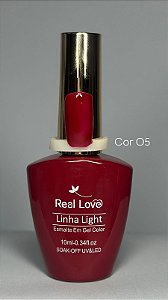 Esmalte Gel Real love Cor 05 Vermelho Luxo