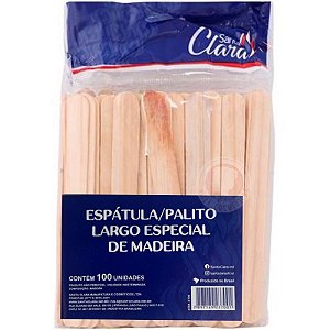 Palito para depilação com 100 unidades Santa Clara