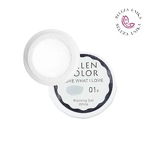 Gel para Decoração Nail Art  Cor 01 - Helen Color