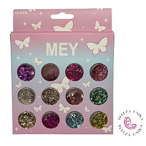 Folha de ouro Kit 12 cores