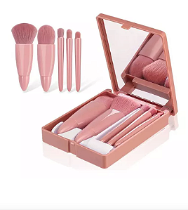 Kit Pincel de Maquiagem com 5 unidades