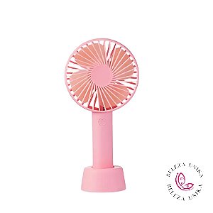 Mini Ventilador Portátil Recarregável + Pilha