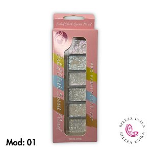 Pó Solido para unhas Cor 01