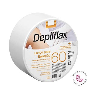 Lenço para Depilação em rolo Depilflax c/ 60 metros