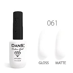 Esmalte em Gel Dans Color 10ml - Cor 61 Branco