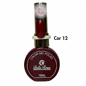 Esmalte em Gel Bella rosa Cor 12
