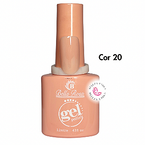 Esmalte em Gel Bella Rosa Col. Gel Polish Cor 20