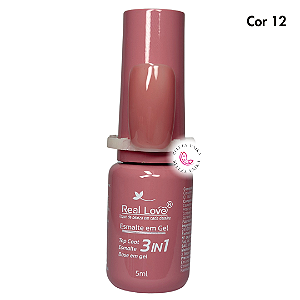 Esmalte em Gel Real Love 3 em 1 – 5ml Cor 12